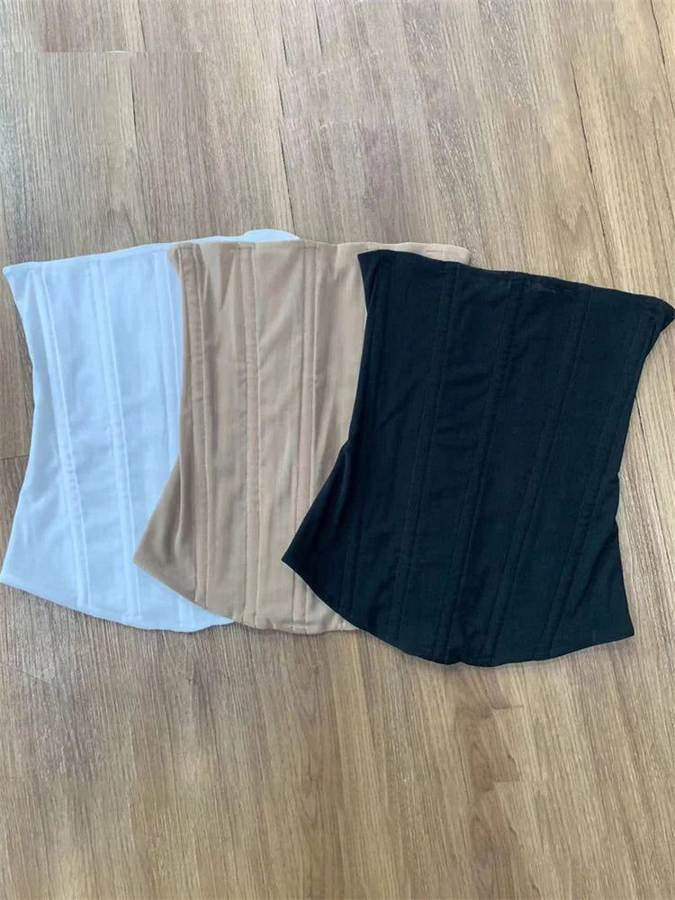 Zelix Projector Backless Tank Top Airy Mesh Summer Essential